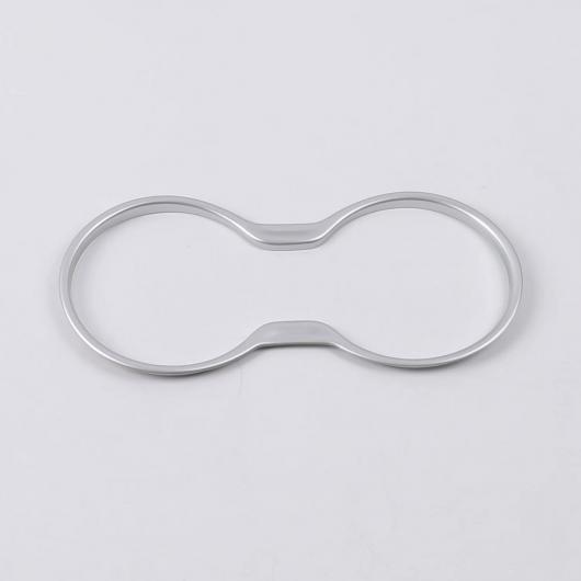 AL 適用: ジープ/JEEP コンパス 2017 2018 2019 2020 カーボンファイバー ABS ドリンクホルダー ボトル フレーム ホルダー オーガナイザー インテリア アクセサリー マットシルバー AL-MM-2398