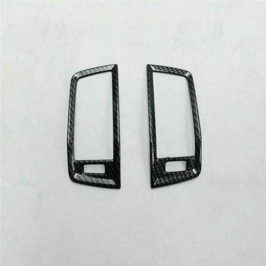 適用: シュコダ コディアック 2017 2018 2019 カーボンファイバー エアコン 吹き出し口 ストリップ カバー トリム ステッカー スタイリング インテリア カーボンファイバー 2 AL-MM-2605 AL