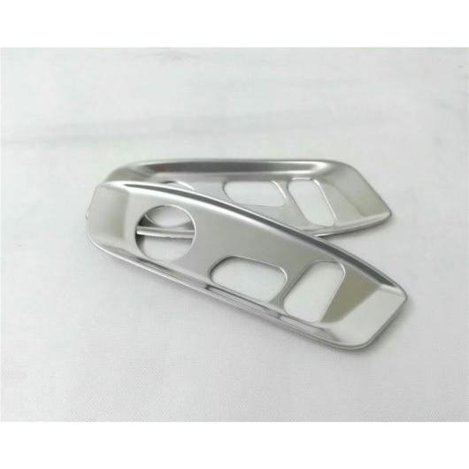 AL 適用: フォルクスワーゲン/VOLKSWAGEN VW アトラス テラモント 2017 2018 2019 カーシート アジャスター スイッチ ノブ ボタン コントロール カバー トリム インテリア スチール マット AL-MM-2628