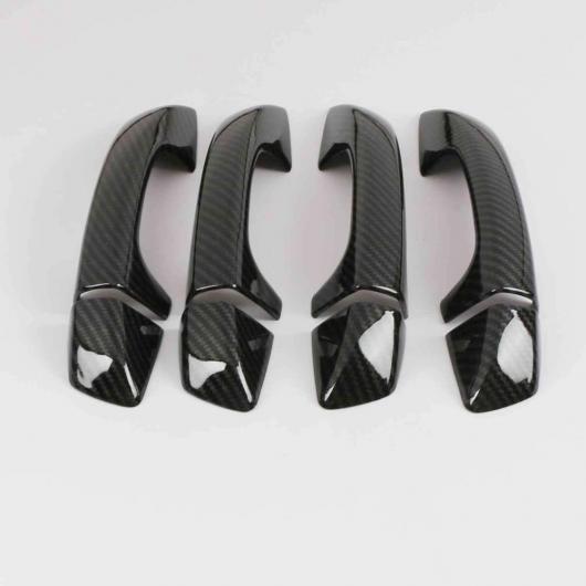 適用: フォルクスワーゲン/VOLKSWAGEN VW ゴルフ 6 MK6 シュコダ スペルブ 2009 2010 2011 2012 2013 2014 サイド ドア ハンドル カバー トリム ステッカー アクセサリー カーボン AL-MM-2842 AL