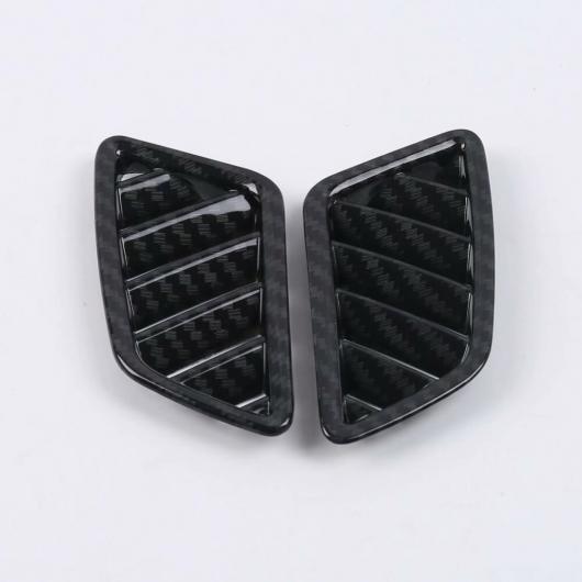 AL 適用: 三菱 エクリプス クロス 2017-2019 2020 ABS マット エアコン 吹き出し口 AC カバー トリム インテリア アクセサリー カーボンファイバー AL-MM-2869