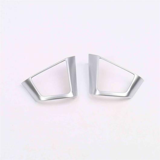 AL 適用: ヒュンダイ/現代/HYUNDAI クレタ IX25 2014-2018 2019 ABS マット ステアリング ホイール 装飾 カバー トリム インテリア アクセサリー 2ピース AL-MM-2917