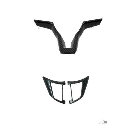 適用: 日産 キャシュカイ J11 2017 2018 2019 2020 ABS カーボンファイバー ステアリング ホイール トリム コントロール ボタン フレーム カバー アクセサリー モデル3 AL-MM-2994 AL