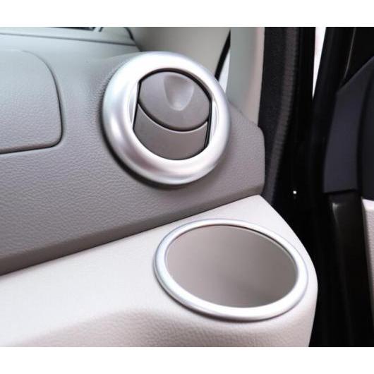適用: 日産 NV200 エヴァリア 2013 2014 2015 2016 2017 2018 フロント カップホルダー インテリア エアコン 吹き出し口 フレーム カバー トリム ABS マット 2セット AL-MM-3133 AL