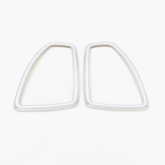 適用: ヒュンダイ/現代/HYUNDAI ツーソン 2019 2020 カーボンファイバー フロント サイド エアコン 吹き出し口 カバー トリム エアコン パネル フレーム インテリア アクセサリー マットシルバー AL-MM-3303 AL