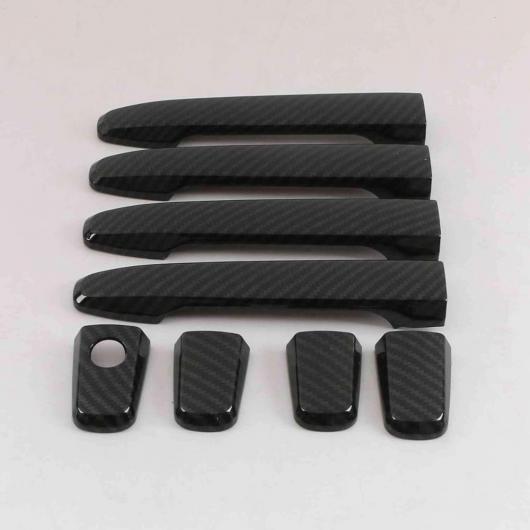 適用: 三菱 アウトランダー 2013-2016 ASX 2010 2011 2012 スポーツ RVR ランサー 2008 クローム ABS ドア ハンドル カバー トリム 装飾 カーボンファイバー 1ホール AL-MM-3521 ALの通販は