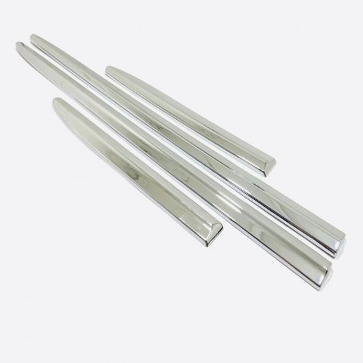 適用: フォード/FORD エクスプローラー 2020 2021 ABS カーボンファイバー ドア ボディ アンチ-キズ防止 サイド ストリップ トリム カバー クローム AL-MM-3663 AL