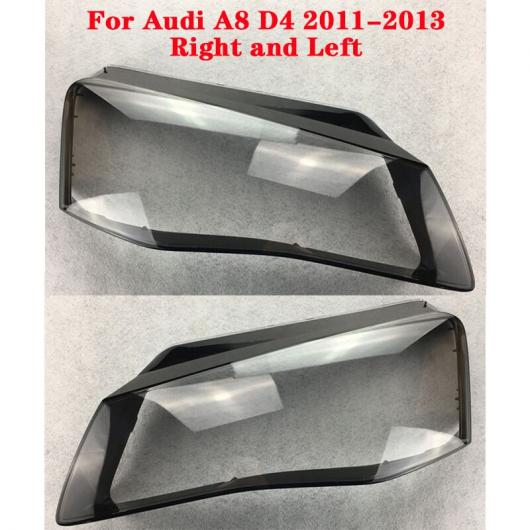フロント ヘッドライト カバー 適用: アウディ/AUDI A8 D3 D4 D5 2004-2017 オート ヘッドランプ ランプシェード ランプカバー ヘッド ライト ランプ ガラス レンズ シェル A8 D4 左右 AL-MM-4248 AL