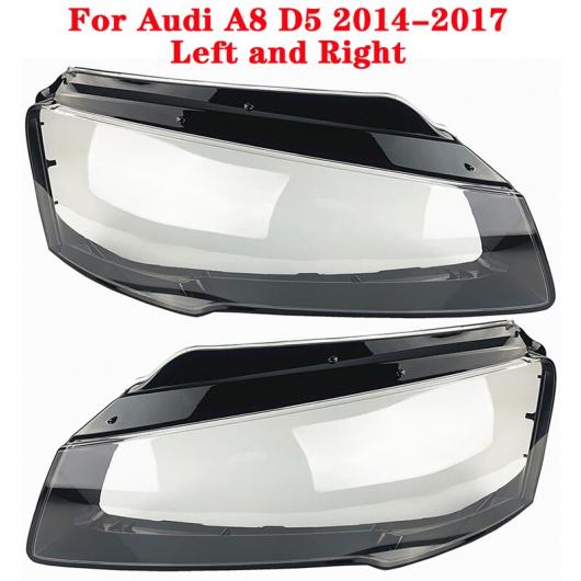 フロント ヘッドライト カバー 適用: アウディ/AUDI A8 D3 D4 D5 2004-2017 オート ヘッドランプ ランプシェード ランプカバー ヘッド ライト ランプ ガラス レンズ シェル A8 D5 左右 AL-MM-4248 AL
