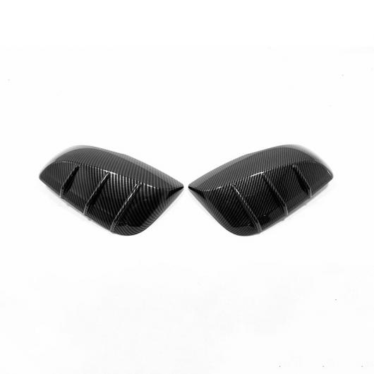適用: トヨタ RAV4 RAV 4 2019 2020 アクセサリー サイド ドア リア ビュー ミラー カバー トリム カーボン ファイバー バックミラー モールディング カーボン AL-MM-4818 AL