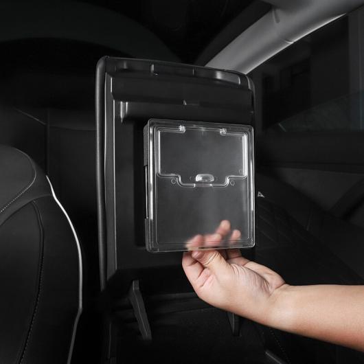 AL ストレージ ボックス セントラル アームレスト ストレージ ケース 適用: テスラ/TESLA モデル 3 2017 2018 2019 クリア AL-MM-4962の通販は
