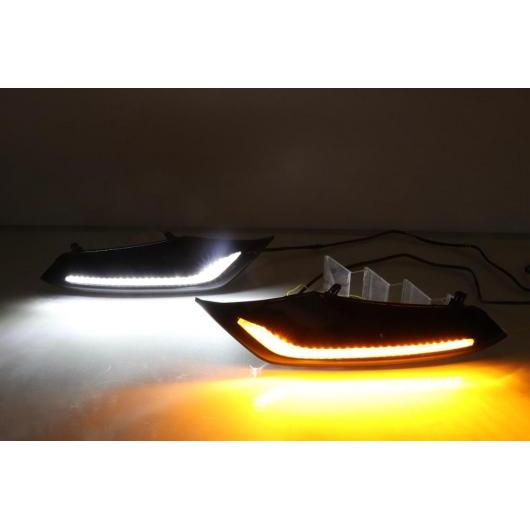 適用: MAZDA3 アクセラ 2019 2020 LED デイタイム ランニング ライト デイライト フォグランプ ターンシグナルライト ホワイト イエロー AL-MM-5471 AL