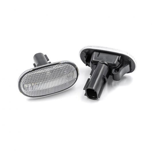 クリア レンズ LED サイドマーカー ライト アンバー ターンシグナルランプ 適用: スズキ ジムニー ラパン キャリー マツダ AZ SPIANO SCRUM シボレー/CHEVROLET クルーズ クリア AL-MM-5514 AL