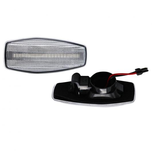 2ピース エラー クリア レンズ フロント LED サイドマーカー ライト アンバー ターンシグナルランプ 適用: ヒュンダイ/現代/HYUNDAI ソナタ ツーソン エラントラ ティブロン アクセント クリア AL-MM-5517 AL