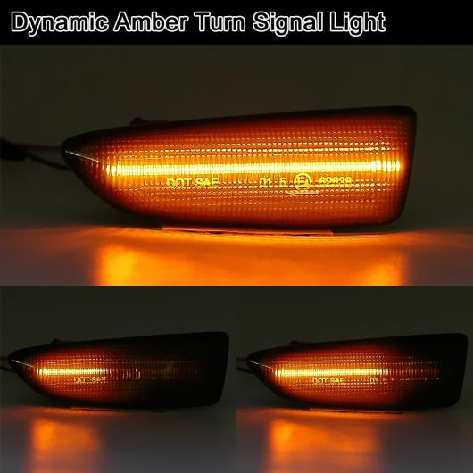 2ピース スモーク レンズ LED サイドマーカー ライト ダイナミック ウインカー アンバー ターンシグナルランプ 適用: オペル/OPEL アストラ-J アストラ-K ザフィーラ CROSSLAND スモーク AL-MM-5536 AL 10,749円