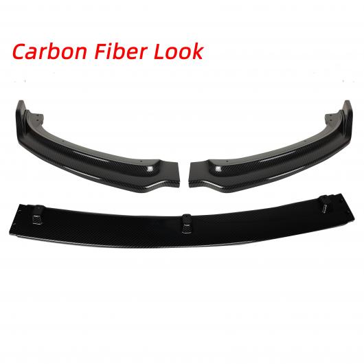 適用: BMW 3シリーズ F30 F35 フロント バンパー スプリッタ リップ ボディ キット スポイラー ディフューザー 2016 2017 2018 2019 カーボン調 AL-MM-8118 ALの通販は