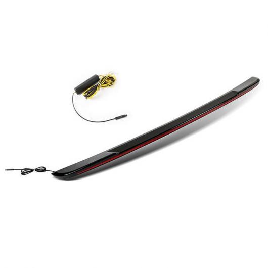 適用: アウディ/AUDI A3 S3 RS3 セダン LED ブレーキ ライト スポイラー アクセサリー 2014-19 ABS トランク ブラック スポイラー ウイング テール A3 8V ブライトブラック AL-MM-8316 ALの通販は