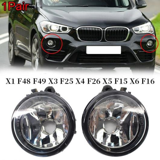 ペア フロント バンパー フォグランプ ライト 適用:-BMW X3 F25 X4 F26 X5 F15 X6 F16 2010-20 バルブなし 63177238787 63177238788 シルバー AL-MM-8431 ALの通販は