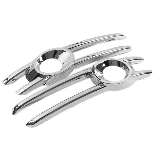 フロント フォグライト ランプ フレーム ABS クローム 装飾 カバー トリム 2ピース 適用: Q3 2013 2014 2015 シルバー AL-NN-8878 ALの通販は 9,645円