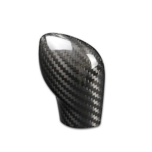 カーボンファイバー インテリア ギア シフト ノブ カバー トリム ハンドル スリーブ ボタン カバー ステッカー 適用: ティグアン トゥアレグ ビートル ブラック AL-NN-8957 ALの通販は