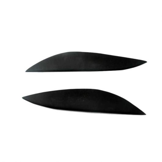 ヘッドライト アイブロー アイリッド トリム カバー ステッカー 適用: ホンダ シビック 2001-2003 ブラック AL-NN-8985 AL