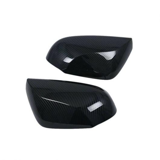 2ピース ブラック カーボンファイバー サイド ドア ミラー カバー トリム 適用: トヨタ カムリ 2018 ブラック AL-NN-9145 ALの通販は