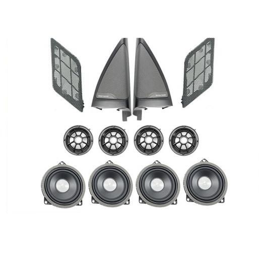 適用: BMW X3 G01 スピーカー ミュージック サウンド ホーン ハイ 周波数 HIFI ツイーター ミッドレンジ イン 8インチ サブウーファー スピーカー カバー G01 8スピーカー 4カバー 12V AL-NN-9279 AL