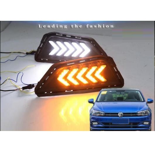 バンパー ヘッドライト 適用: ポロ-プラス デイタイム ライト HR-V 2019-2020 DRL LED ヘッドランプ フォグ 1 ホワイト イエロー VW ポロ 2019-2020 プラス AL-OO-0004 AL