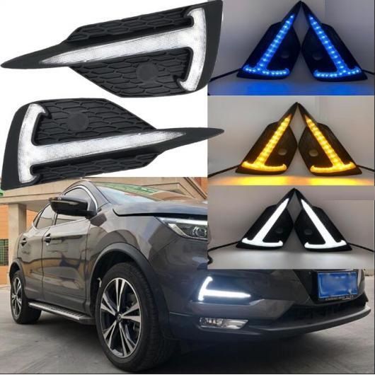 バンパー ヘッドライト 適用: キャシュカイ デイタイム ライト 2019-2021 DRL LED ヘッドランプ フォグ ホワイト イエローブルー 日産 キャシュカイ 2019-2021 AL-OO-0008 ALの通販は 19,574円