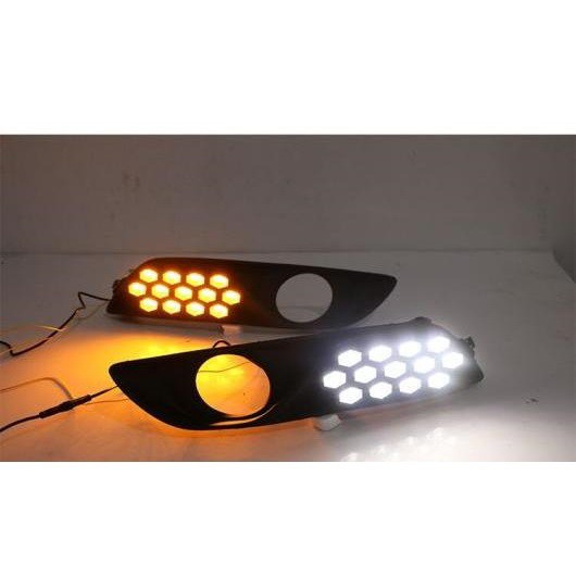 バンパー ヘッドライト 適用: セントラ シルフ デイタイム ライト 2012-2015 DRL LED ヘッドランプ フォグ ホワイト イエロー 日産 シルフ 2012-2015 セントラ AL-OO-0100 ALの通販は