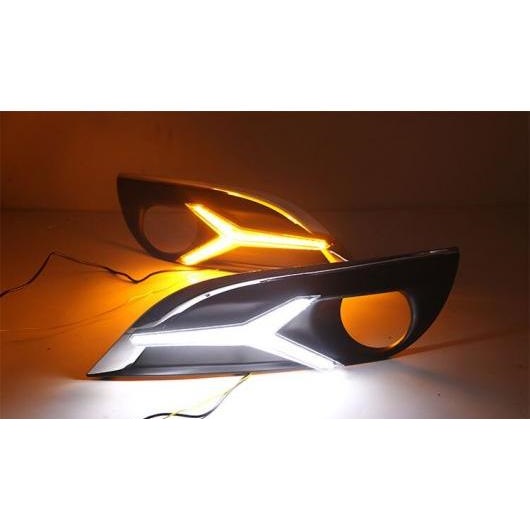 1セット ダイナミック バンパー ヘッドライト PEUGO 308 デイタイム ライト ソラリス 2012-2015 DRL LED ヘッドランプ フォグ ホワイト イエロー PEUGOT 308 2012-2015 AL-OO-0103 AL