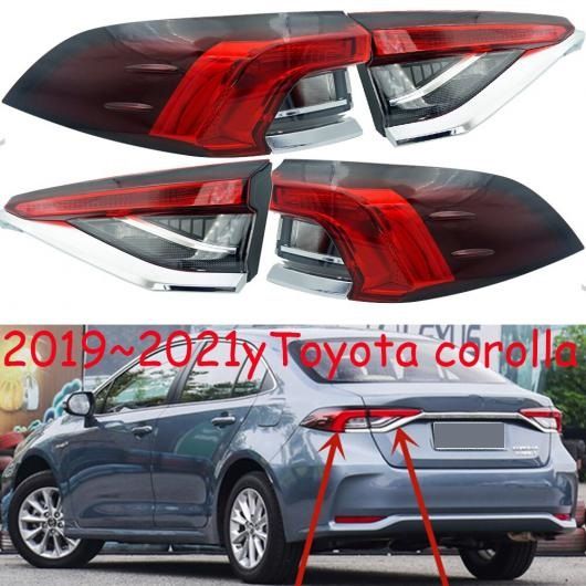 1ピース カローラ テールライト バルブなし 2019-2021 カバー アルティス リア ライト テール ランプ トランク 1セット 4ピース トヨタ カローラ 2017-2019 オイル バージョン AL-OO-0116 AL