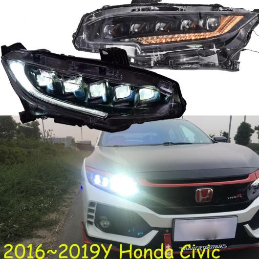 ヘッド ランプ 適用: シビック ヘッドライト 2016-2018 オール LED DRL デイタイムランニングライト タイプ001 ホンダ シビック オール イン LED 2016-2018 AL-OO-0152 AL