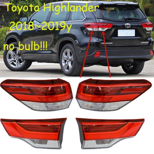 バルブなし 2015-2019 バンパー テールライト クルーガー ハイランダー リバース LED テールランプ フォグ ライト 1セット 4ピース トヨタ ハイランダー 2018-2019 バルブなし AL-OO-0183 AL