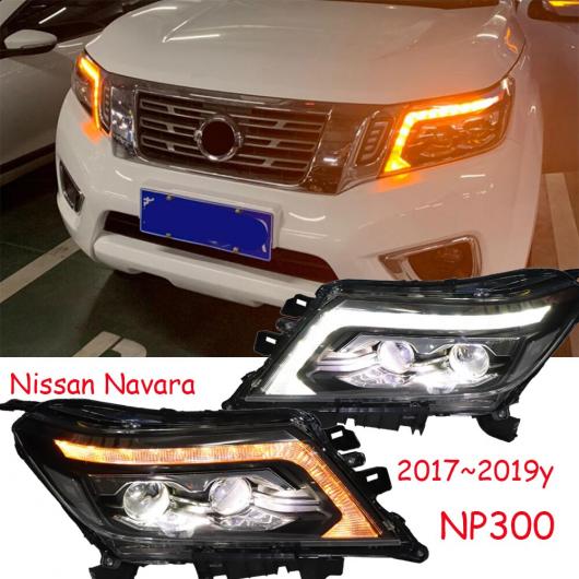 バンパー ヘッドランプ 適用: 日産 ナバラ ヘッドライト NP300 2017-2020 LED DRL HID キセノン ヘッド ライト フォグ タイプ001 日産 ナバラ NP300 2017-2020 HID キセノン バルブ AL-OO-0185 AL