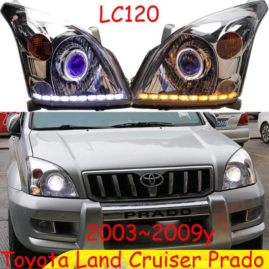 ヘッド ライト 適用: トヨタ ランド プラド ヘッドライト クルーザー LC120 2003-2009 HID DRL ヘッドランプ ホワイト イエロー トヨタ プラド クルーザー 2003-2009 右ハンドル AL-OO-0254 AL