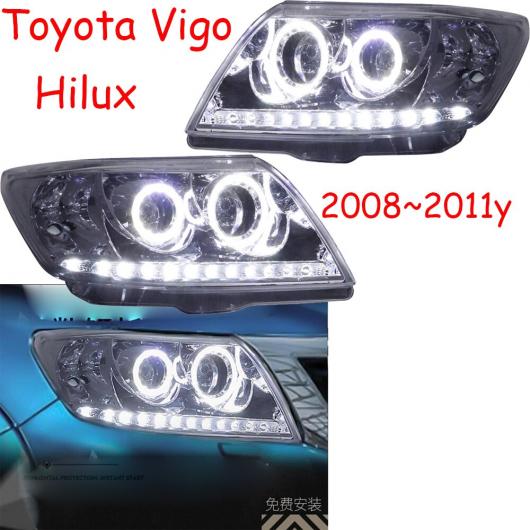 バンパー ヘッドランプ 適用: トヨタ ハイラックス ヴィーゴ ヘッドライト 2008-2011 LED DRL HID キセノン タイプ001 トヨタ ヴィーゴ ハイラックス HID バラストなし 2008-2011 AL-OO-0258 AL