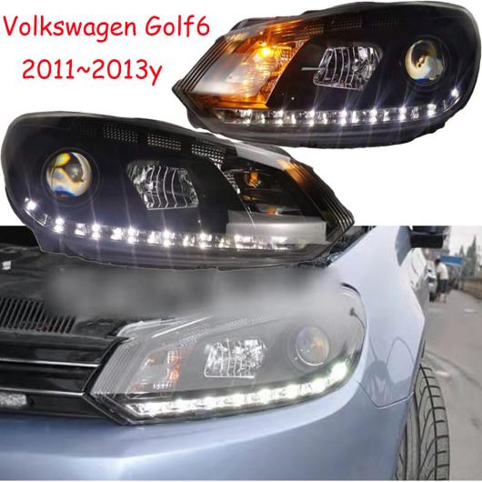 ヘッドライト 適用: フォルクスワーゲン/VOLKSWAGEN GOLF6 HID キセノン バルブ 2010-2013 ヘッド ランプ VW フォグライト モデル1スタイル VW ゴルフ6 2010-2013 AL-OO-0269 AL