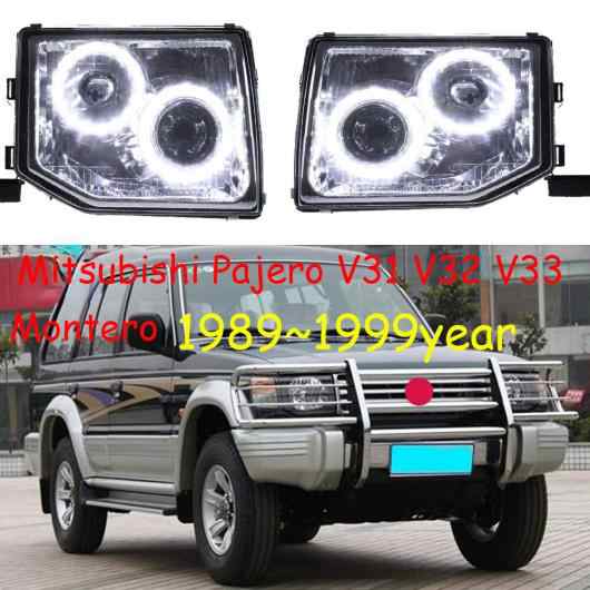 バンパー モンテロ ヘッドランプ 適用: 三菱 パジェロ ヘッドライト V31 V32 V33 1989-1999 DRL デイタイム ライト フォグ モデル1 三菱 の通販は 89,254円