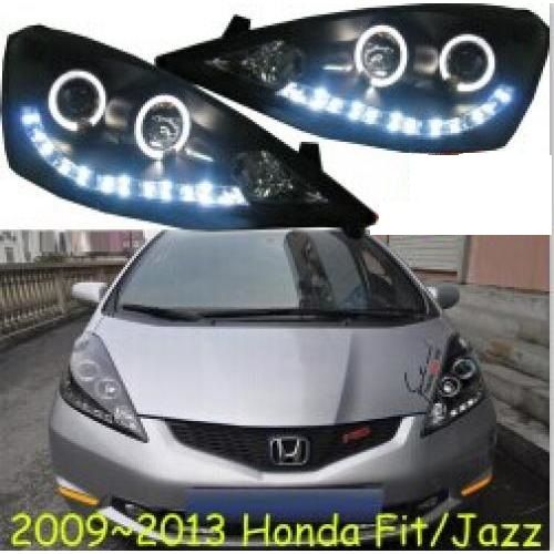 適用: ジャズ フィット DRL2009 2010 2011 2012 2ピース バンパー ランプ ヘッドライト HID キセノン ヘッド BI-キセノン モデル2 ホンダ フィット ジャズ 2009-2012 ホワイト DRL AL-OO-0326 AL