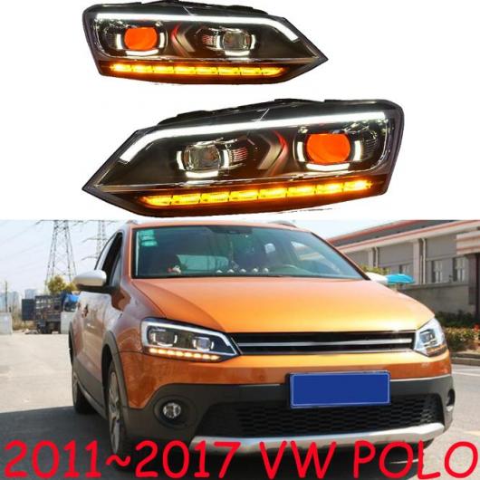 バンパー ランプ 適用: ポロ ヘッドライト 2011 2012 2013 2014 2015 2016 2017 LED テールライト DRL レンズ ダブル ビーム HID HID キセノン ヘッドライト VW ポロ 2011-2017 AL-OO-0329 AL