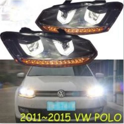 2ピース 適用: フォルクスワーゲン/VOLKSWAGEN ポロ ヘッドライト 2011 2012 2013 2014 2015 LED テールライト VW DRL レンズ HID HID キセノン ヘッドライト VW ポロ 2011-2015 AL-OO-0330 AL