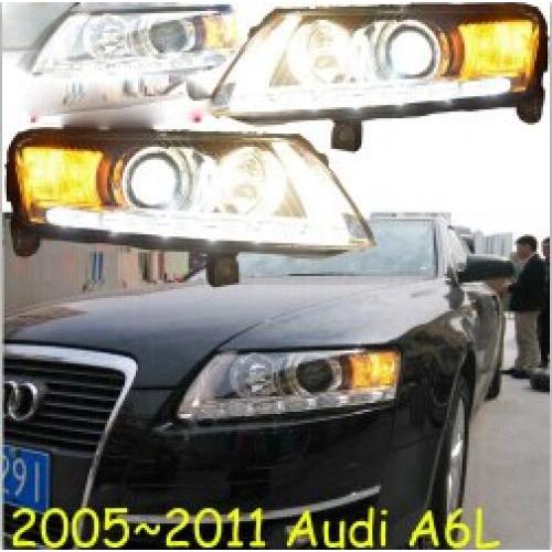 2ピース バンパー ランプ 適用: ヘッドライト A6L 2005-2011 ライト LED デイタイム ランニング 2005-2011 アウディ A6L 2ピース AL-OO-0333 AL