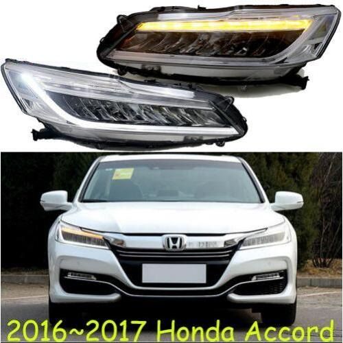 2ピース バンパー ランプ LED 9世代 ヘッド 適用: アコード ヘッドライト スピリア 2016 ライト 除く 9.5世代 9th ホンダ アコード スピリア 9th 2016 2ピース LED ヘッドライト AL-OO-0341 AL