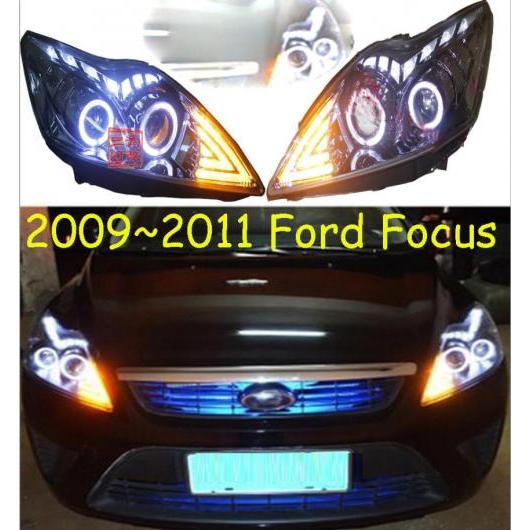 ヘッド ランプ 適用: フォーカス ヘッドライト 2005 2006 2007 2008 2009 2010 2011 DRL デイタイムランニングライト 2009-2011 フォード フォーカス バルブ ヘッドライト AL-OO-0364 AL