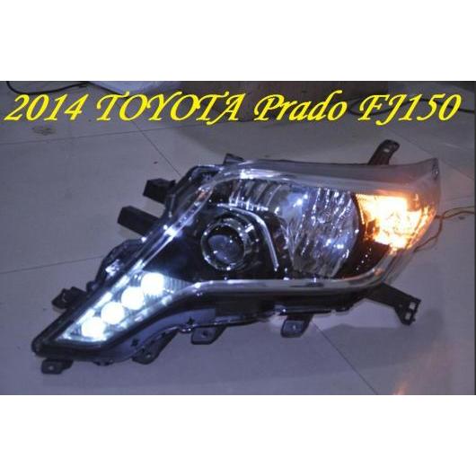 2ピース プラド FJ150 LC150 2700 4000 ヘッドライト フロント ライト 適用: ヘッド ランプ 2014-2016 モデル2 2ピース トヨタ クルーザー プラド 2014-2016 LC120 2700 4000 AL-OO-0370 AL