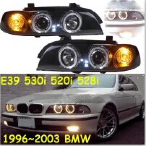 2ピース ヘッド ランプ 適用: E39 ヘッドライト 1996-2003 520 528 530 HID キセノン H7 レンズ ダブル U アングル アイ ヘッドライト 2ピース BMW E39 1996-2003 AL-OO-0383 AL