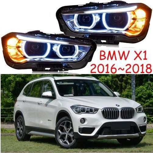 2ピース 適用: X1 2016-2018 ヘッドライト F48 E84 ヘッド ランプ オート LED DRL HI/LO ビーム HID キセノン BI ヘッドライト 2ピース BMW F48 E84 X1 2016-2018 バルブなし AL-OO-0390 ALの通販は