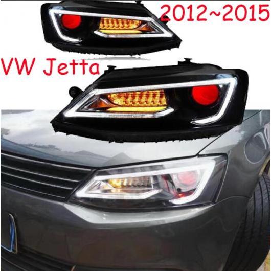2ピース チューニング ヘッドライト 適用: ジェッタ MK6 サギター 2012 2013 2014 2015 LED DRL ランニング ライト BI-キセノン HID キセノン ヘッドライト VW ジェッタ 2012-2015 AL-OO-0410 ALの通販は