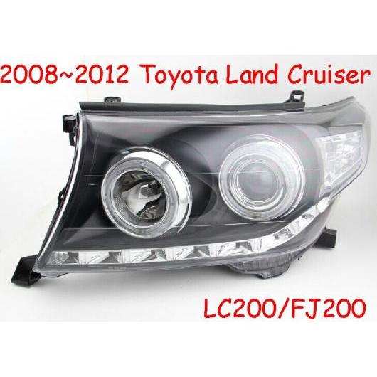 2ピース 2008-2014 ヘッド ランプ 適用: プラド クルーザー LC200 ヘッドライト DRL ヘッドライト 2ピース トヨタ ランドクルーザー 2008-2014 LC200 プラド AL-OO-0420 AL